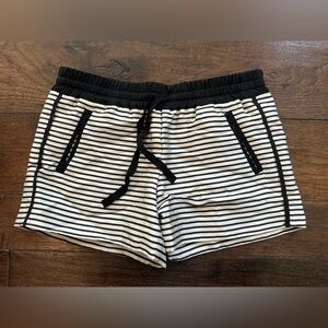 Ann Taylor LOFT Striped Black and White Women's Shorts- size 2
